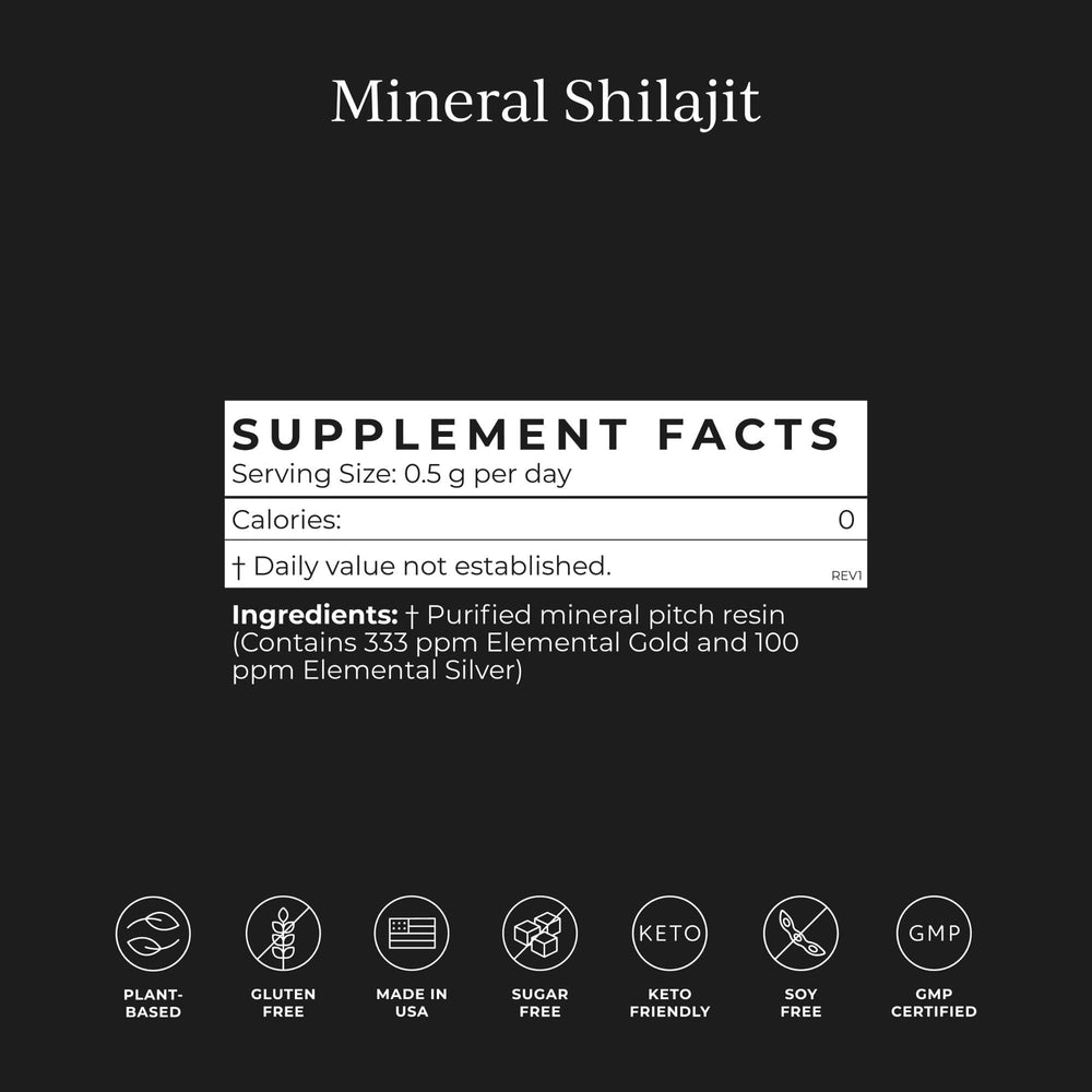 Shilajit resin illustrating immune support benefits