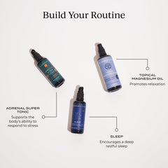 Applying spray to clean skin on arm