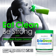 Ultra-fine Japanese matcha green tea included in Cytogreens
