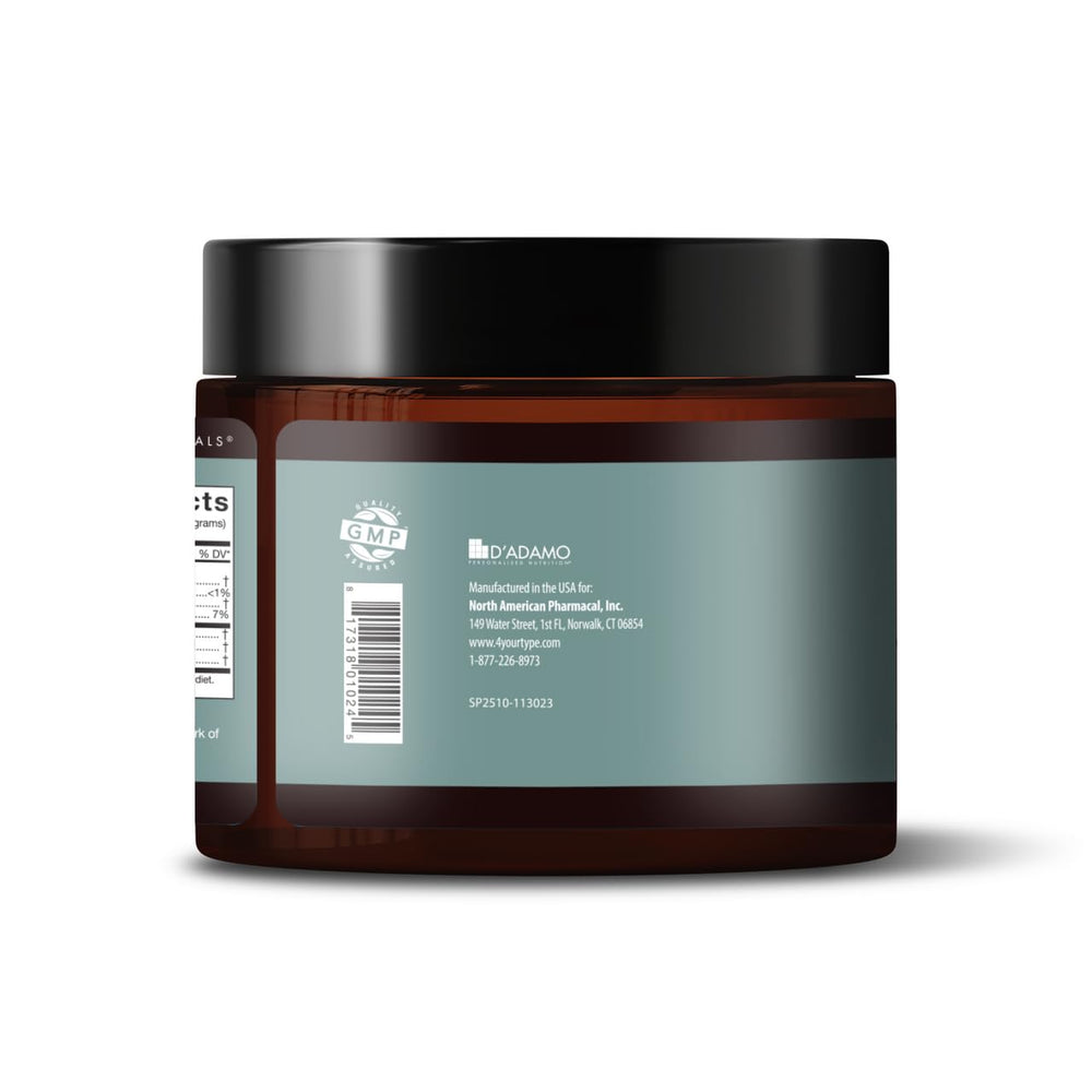 Trehalose Complex 240g supplement facts panel