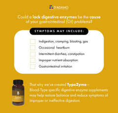 Close-up of TypeZyme capsules for Blood Type B