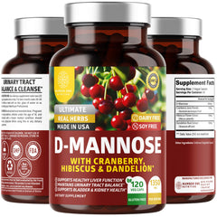 Premium D-Mannose 1350mg formula for urinary health – product hero
