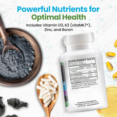 Zinc and boron supplement ingredients graphic