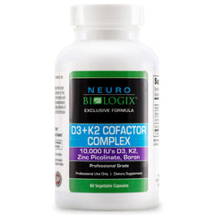 D3+K2 Cofactor Complex bottle with 60 capsules