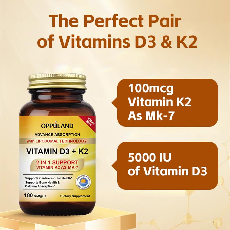 calcium metabolism support with D3K2