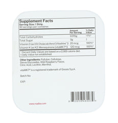 Individual sachet/packaging of the strips