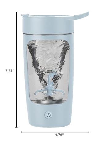 Daasigwaa blue 22oz shaker in use during a workout session