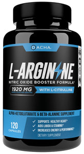 DACHA Premium L-Arginine 1920 mg bottle front label