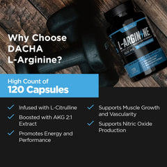 Close-up of L-Arginine, L-Citrulline, AAKG and other ingredients