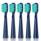 Dada-Tech DT-22 replacement head with blue soft bristles (0.152mm) - 5 pack