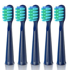 Dada-Tech DT-22 replacement head with blue soft bristles (0.152mm) - 5 pack