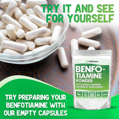 Daily use guidance for Benfotiamine B1 vitamin