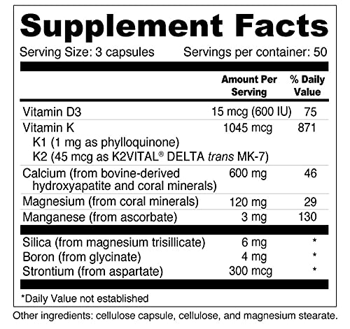 Allergen-free packaging for Daily Bone Xcel: sugar-free, non-GMO, gluten-free, dairy-free