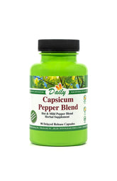 Daily Capsicum Pepper Blend bottle – front label