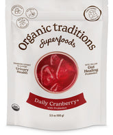 Organic Traditions Daily Cranberry+ powder bottle