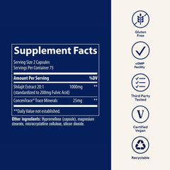 Serving two capsules daily for immune and energy support