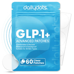 Daily Dots GLP-1 patches packaging with resealable pouch