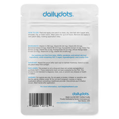 Vegan hypoallergenic patch material close-up