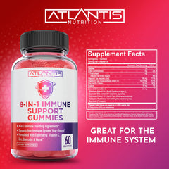 Daily immune support gummies for adults and kids