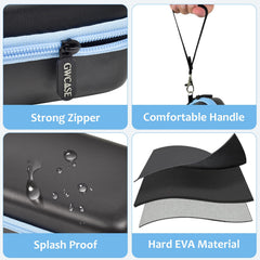 Durable hard EVA shell protects lenses