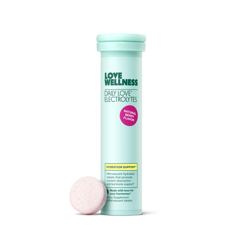 Bottle of Love Wellness Daily Love Electrolytes Berry flavor