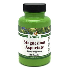 Daily Manufacturing Magnesium Aspartate 100 mg bottle label