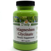 Daily Manufacturing Magnesium Glycinate bottle label