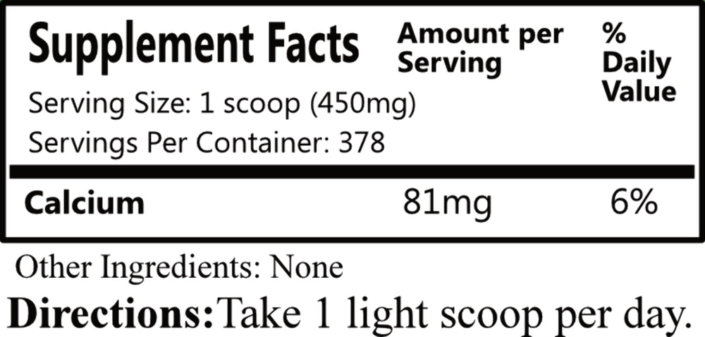 Close-up of Daily Min-Col Powder jar label