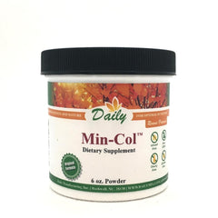 Daily Min-Col Powder jar front view