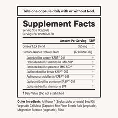 USA-made, vegan, gluten-free, non-GMO probiotic capsules