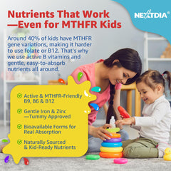 Illustration of 14 essential nutrients included in the formula.