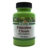 Bottle of Daily Manufacturing Potassium Citrate with label