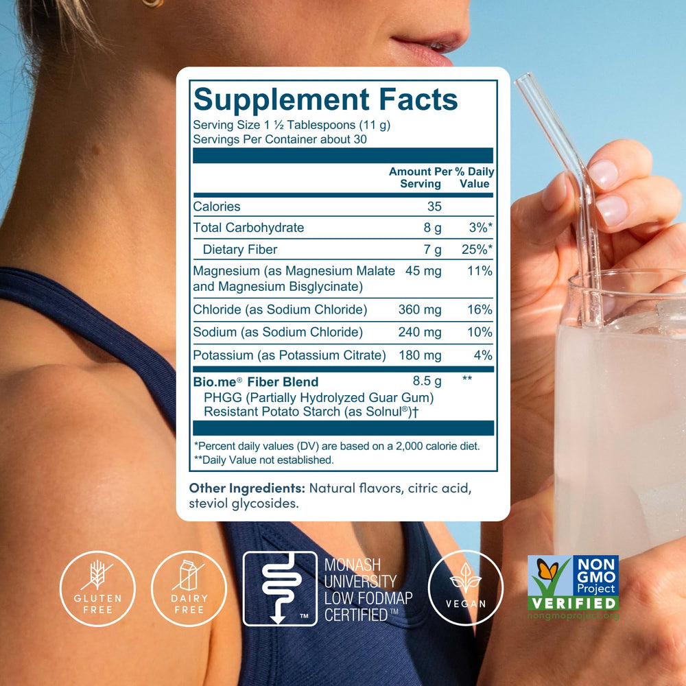 Graphic showing 7g soluble fiber per serving