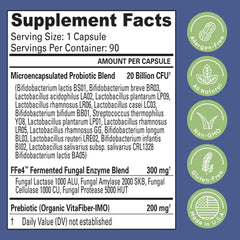 Daily probiotic capsule for men and women