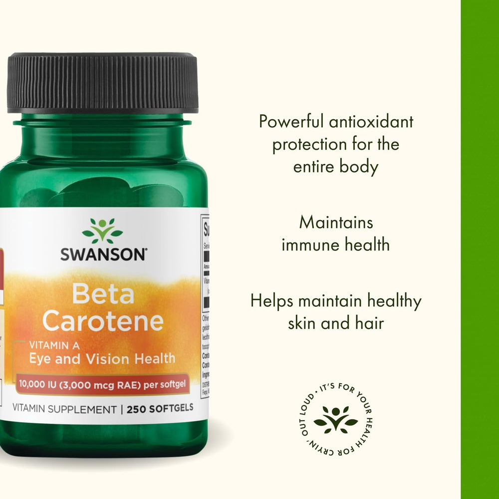 Daily supplement concept for Beta-Carotene