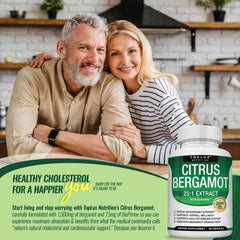 90-capsule bottle for daily citrus bergamot support