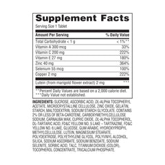 Convenient daily tablet form for eye health