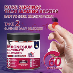 Graphic showing daily usage instructions for three gummies