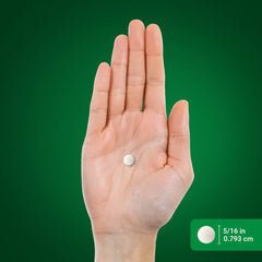 Person taking iron supplement daily