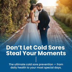 Daily-use lip and skin health support for cold sores