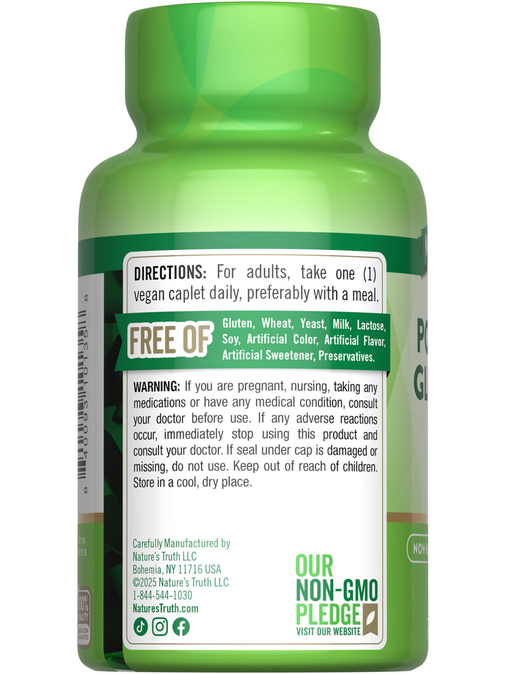 Lifestyle image showing daily use of the potassium gluconate supplement