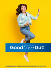 Person taking one daily probiotic capsule