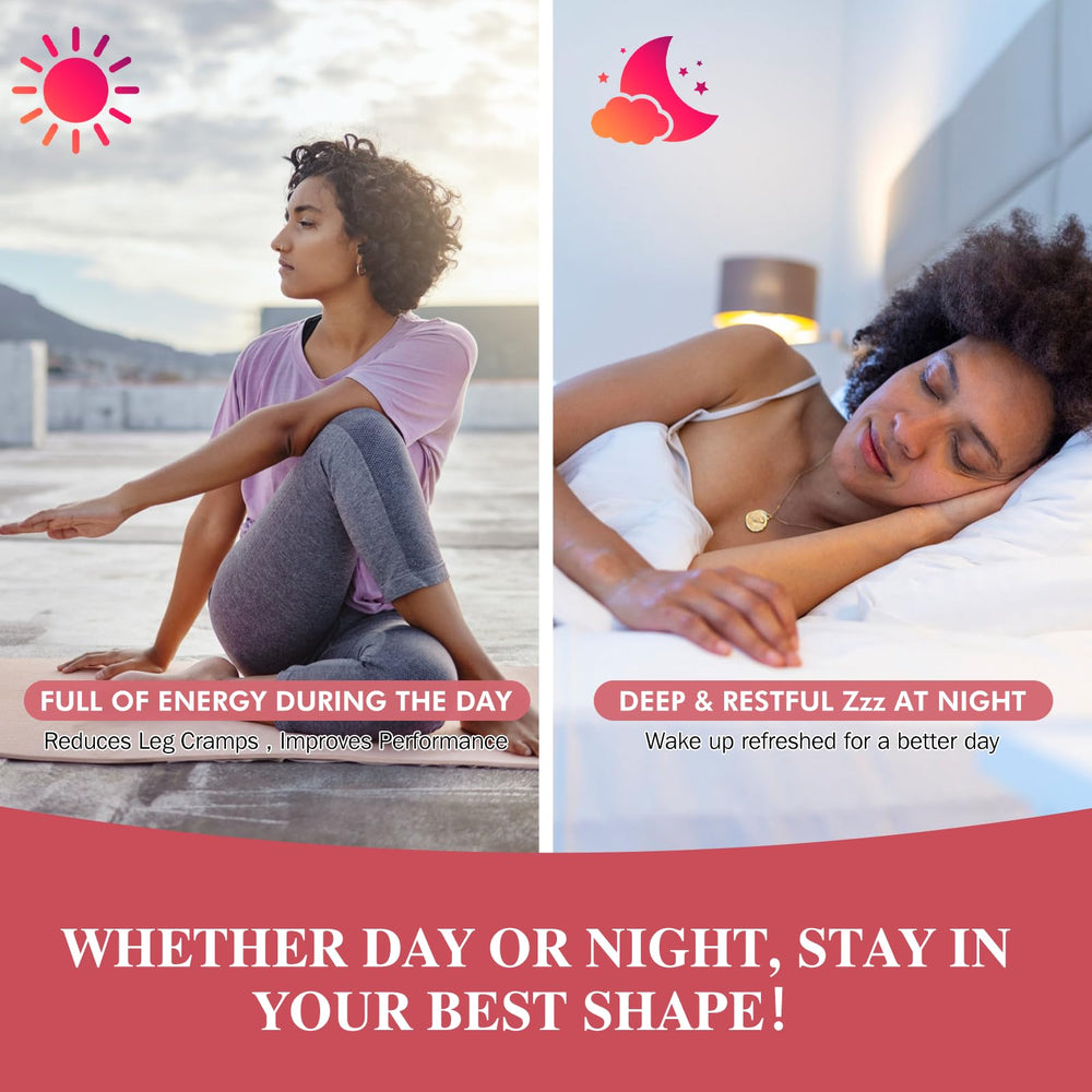 Concept image of daily wellness gummies for sleep and muscle support