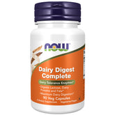 NOW Foods Dairy Digest Complete bottle on white background