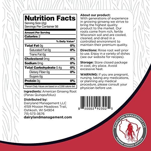 Two 8 oz boxes of Dairyland American Ginseng Roots