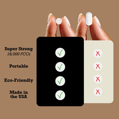 Made in USA label on DairyPill bottle