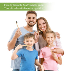 Toothbrush in use showing gentle cleaning for sensitive gums