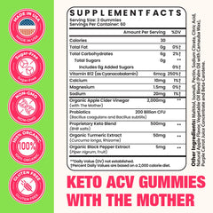 Damicest ACV gummies pour showing sugar-free keto-friendly convenience for daily use