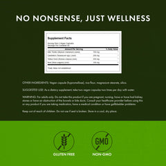 Dandelion root 25 mg per capsule