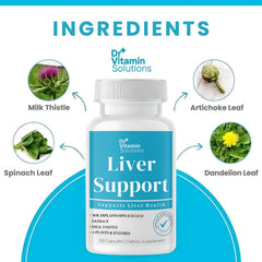 Dandelion root, chlorophyll extract and digestive enzymes